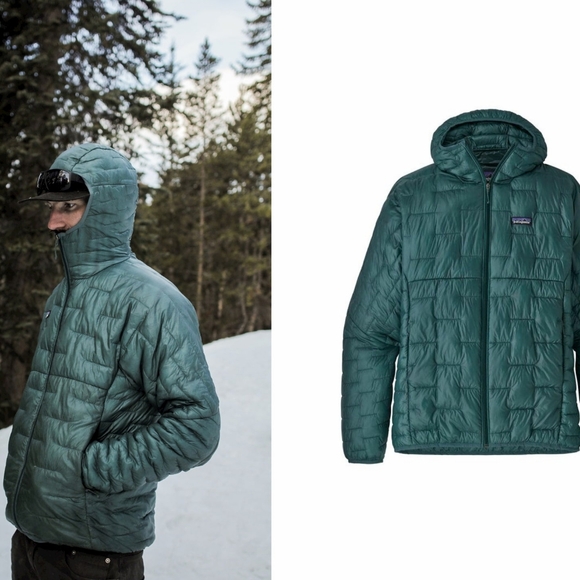 Patagonia Other - $329💚RARE💙 Patagonia Micro Puff Hoody Jacket Mens Sea Blue